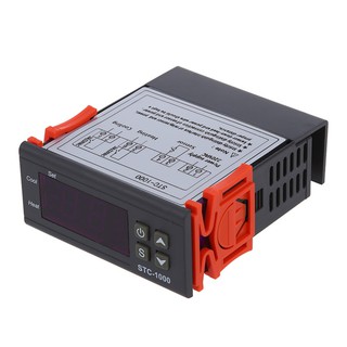 Controlador de temperatura Digital STC-1000 regulador de termostato+Sensor Prob