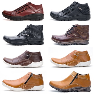 Cuero genuino Casual zapatos de trabajo de los hombres botas originales BN Grup3 (1)