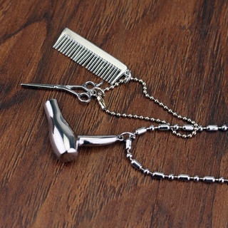 maxmin - tijeras unisex para secador de pelo, peine, cadena, collar, peluquería, regalo