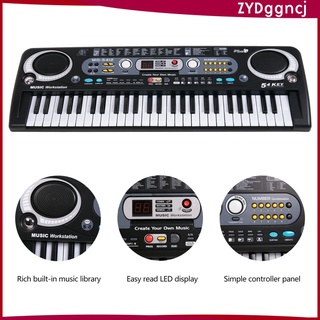 teclado de piano 54 teclas eléctrico digital música teclado instrumento usb tipo