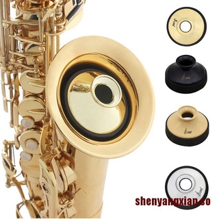 yang 1 pza silenciador de saxofón plástico madera de sourdine para saxofón alto accesorio