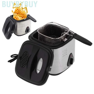 Buybybuy 1.5L 1000W freidora eléctrica Mini papas fritas máquina de freír para cocina uso enchufe de ee.uu. 127V (5)