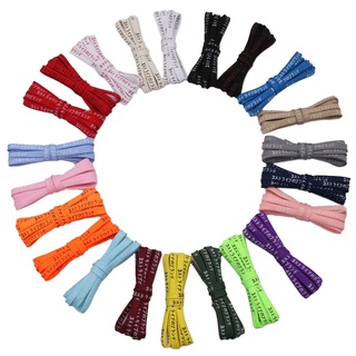 al coolstring elegante premium 7 mm plano impreso japonés katakana letra cordones bonitos bootlaces moda colorido cordones