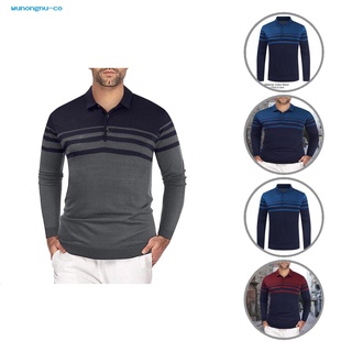 wunongnu.co Quick Dry Autumn Sweater Anti-shrink Polo Shirt All Match for Work
