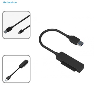 tbrinnd Adaptador De Disco Duro Negro USB 3.0 A SATA Cable Transmisión Estable Para Unidad De 2,5 Pulgadas (1)