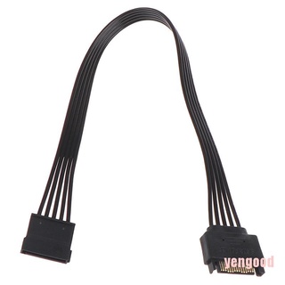 Yengood cable De alimentación Ssd Hdd Sata 15pin Macho a hembra De 30cm