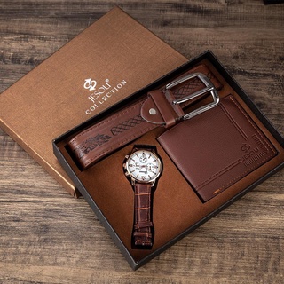 hombres premium collection set de regalo cartera+cinturón+wristwatch combinación creativa passion1.co (4)