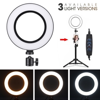 16Cm regulable LED SMD anillo de luz Mini Selfie maquillaje vivo redondo relleno lámpara ☆Wecynthia