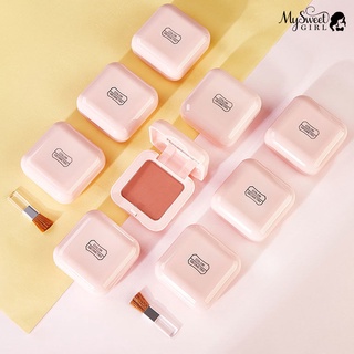 MYS 5g Blush Palette Monochrome Portable Cosmetic Cheek Contour Beauty Blush Palette for Girl