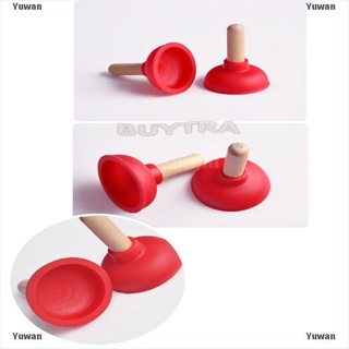 <yuwan> lote 6 piezas soporte de émbolo ventosa forma de inodoro madera soporte teléfono celular iphone