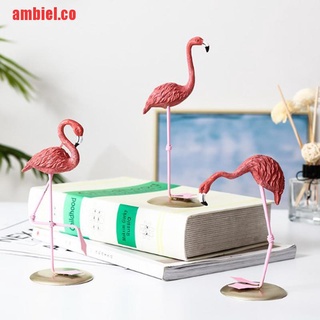 【ambiel】Nordic Desktop Resin Flamingo Ornaments Pink Home Decor (5)