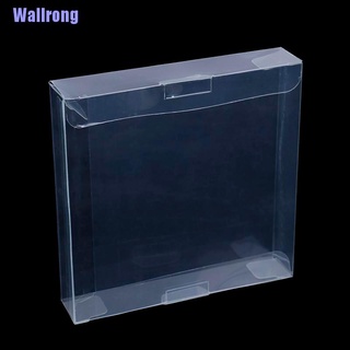 Wallrong> 10Pcs para Gb Gba Gbc Box caja de plástico transparente protectores manga videojuego en caja