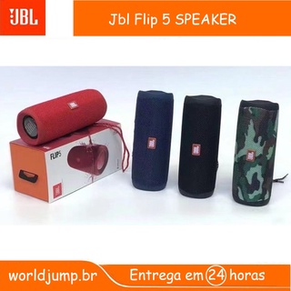Bocina Jbl Flip 5 Portátil Bluetooth impermeable con 5 canales Para exteriores de audio