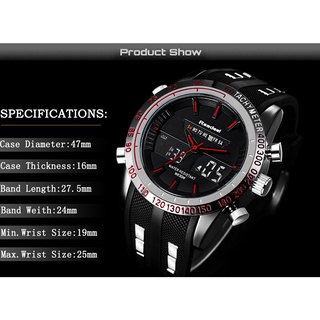 readeel 1285 marca reloj deportivo para hombre relojes top marca de lujo hombres reloj de pulsera impermeable led electrónico digital masculino relogio masculino (sin caja) (6)