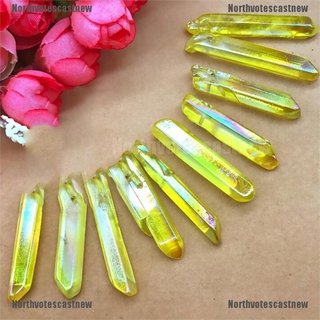 Northvotescaw 1 pieza piedras De Cristal De cuarzo amarillo/Natural/tratamiento De curación/piedra/decoración Nvcn