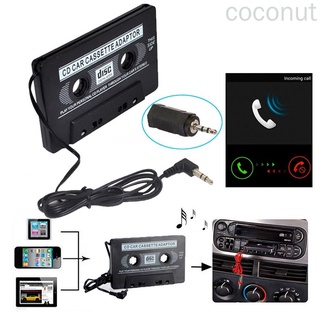 Adaptador de Cassette de coche CD MP3 reproductor mm AUX a coche Cassette cinta convertidor accesorio automotriz