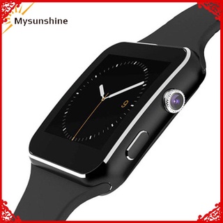 reloj de pulsera inteligente x6 con pantalla curva para samsung/iphone/android