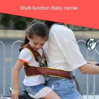 Cinturón de seguridad para niños, correa trasera, arnés de asiento de motocicleta, multifunción ajustable para exteriores (5)