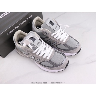 New Balance M990 New Balance retro zapatos para correr que absorben los golpes Material de tela Zapatos de mujer Zapatos de hombre Zapatos de pareja (4)