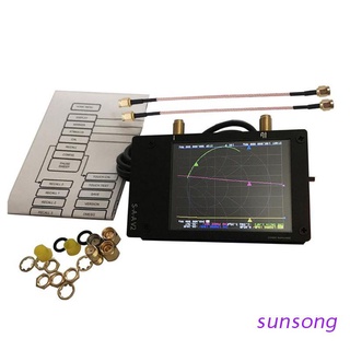 sunsong s-a-a v2 3ghz vector red- analizador de onda corta hf vhf uhf antena analizador