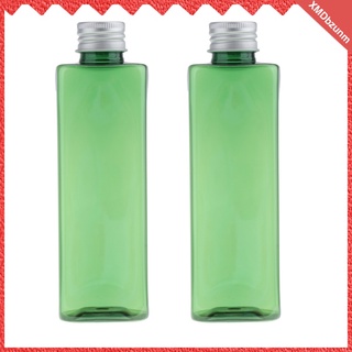 2 botellas de plástico para champú, tóner, recipientes cosméticos (5)