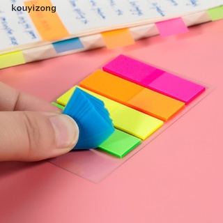 [kouyi] 100 hojas de papel fluorescente autoadhesivo bloc de notas notas adhesivas 449co