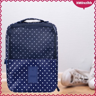 bolsa de viaje impermeable para zapatos de viaje, bolsa de almacenamiento con cremallera, organizador de nailon