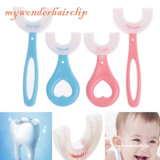 Cepillo De dientes en forma De U para niños/cepillo De dientes Berus Gigi Kanak Baby con Cerdas suaves/boquillas De 2-12 años