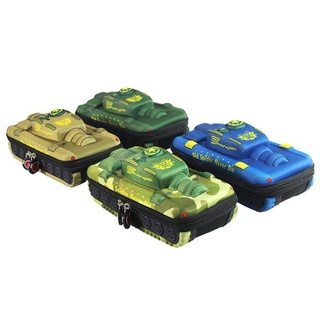 RA Creative Tank Car Pencil Bag Large Capacity Pen Storage Organizer Office School Supplies Stationery Boy Gift
