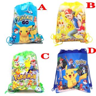 pokemon pikachu - mochila de tela no tejida para niños (1)