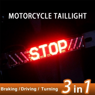 Gongjing5 51 LED de la motocicleta trasera de la cola de freno de la señal de giro de la placa de matrícula de la lámpara DRL MY