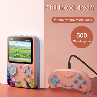 Consola de juegos de 500 en 1 Mini Portátil de 3.0 pulgadas/consola de juegos Retro Retro/videojuego Para niños/regalo Qx
