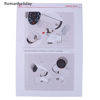 [romanholiday] 1:1 modelo de papel falso de seguridad maniquí cámara de vigilancia modelo de seguridad puzzles co (4)