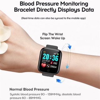 y68s d20 smart watch fitness tracker monitor de presión arterial impermeable smartwatch pk t500 x8 m6 (3)