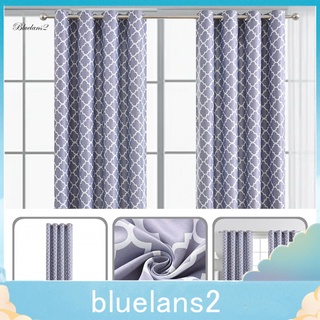 Bluelans2 - cortina elíptica con reducción de ruido, diseño de Jacquard, resistente para el hogar
