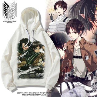 Attack on Giant Clothes Mikasa Allen Wings of Freedom Investigation capitán bidimensional Anime sudadera periférica hombres y mujeres