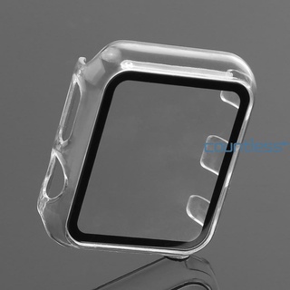 Cou-protector de vidrio templado + funda para Apple Watch Series 6 5 4 SE 40mm 44mm (6)