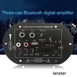 lanstar 8 "/10 " Bluetooth Compatible Con La Placa Amplificadora USB FM TF Subwoofer Monophone Con Mando A Distancia