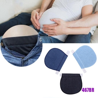 () 3 pzs cinturón Elástico ajustable Para embarazadas botón extendido (1)