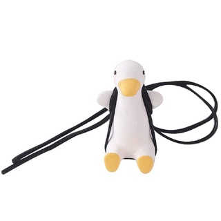 Car Accessorie Sitting Swing Duck Pendant Auto Rearview Mirror Ornaments Gift