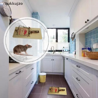[qukk] ratones de madera reutilizables trampas para ratas hogar jardín suministros ratón asesino 458co