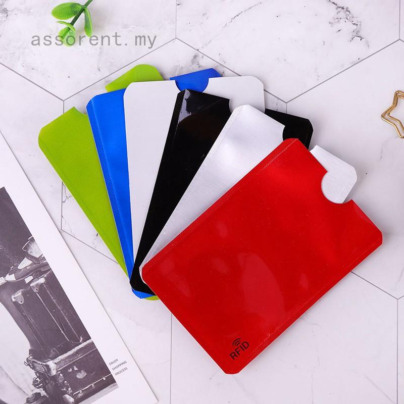 creativo papel de aluminio blindado antidegaussing ferrule esquina bolsa de tarjeta estándar (1)