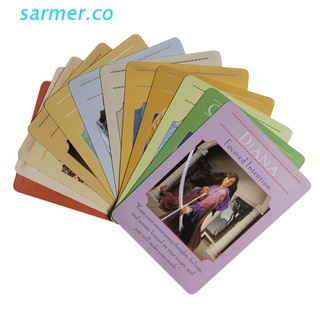 sar2 diosa guía oracle tarjetas versión en inglés 44 cartas baraja tarot juego de mesa adivinación destino
