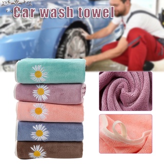 Toalla súper absorbente gruesa de microfibra paño de limpieza multiusos suave impreso toalla para el hogar cocina coche
