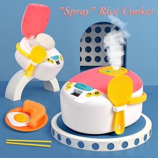 juguetes de cocina para niños juego de cocina simulación spray arroz olla pretender juego para niñas juguetes de navidad