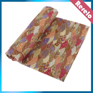 [relo] Estampas De algodón Estilo japonés Quilting tela retazos tejido tejido Costura retazos flores Diy