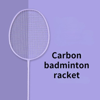 raqueta de bádminton completo de carbono ultra ligero individual y doble raqueta genuina estudiante traje de alta elasticidad jugando duradero adulto principiante