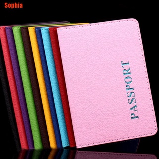 [Sophia] titular de pasaporte de viaje pasaporte cubierta Unisex tarjeta caso hombre titular de la tarjeta