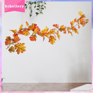 [brhellery] Hogar/navidad/hojas De arce Artificial Para hogar/hojas/guirnalda/otoño/Festival De acción De gracias