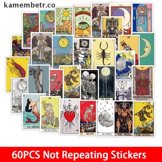 (nuevo**) 60 piezas de dibujos animados cartas de tarot pegatinas de snowboard portátil equipaje guitarra maleta kamembetr.co